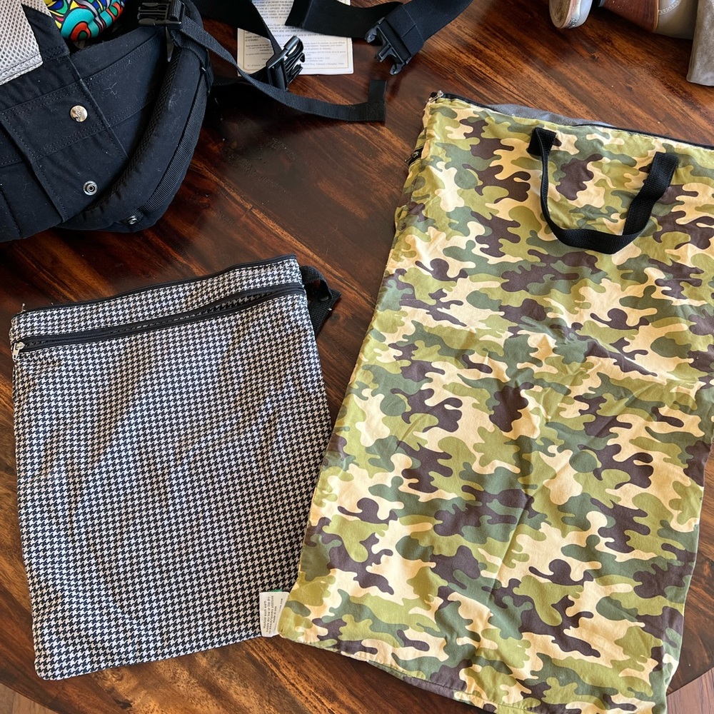 Cloth diaper wet bags